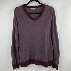 Merona mens v neck sweater size L